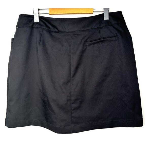 Tail White Label Womens Skirt Tennis Lined Stretch Pull On Skort Black Size 14 - Picture 2 of 10